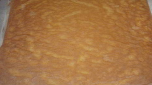 бисквитный рулет минутка