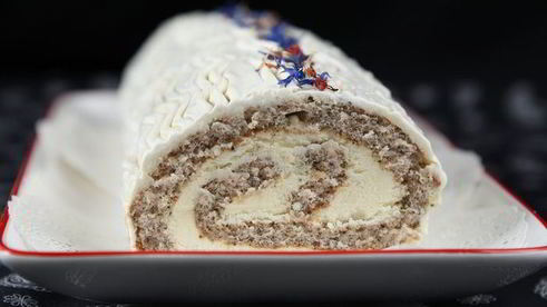 бисквитный рулет с жасмином