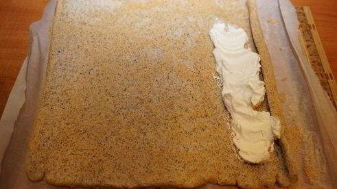 бисквитный рулет с жасмином