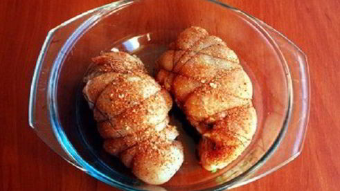 куриный рулет с яйцом