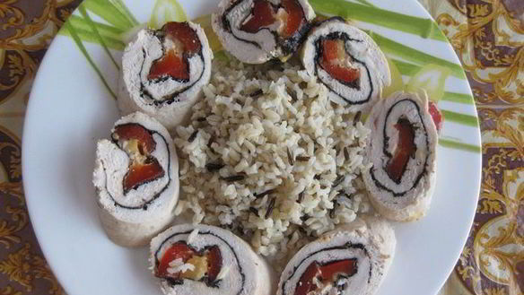 Рецепт Куриных рулетиков с начинкой