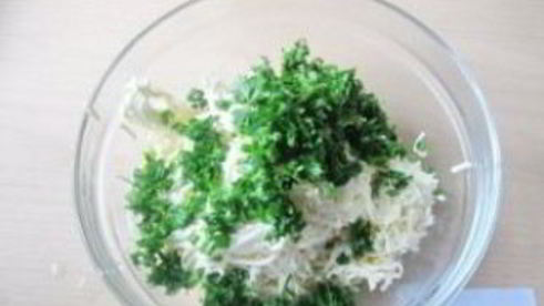 омлетный рулет с плавленым сыром