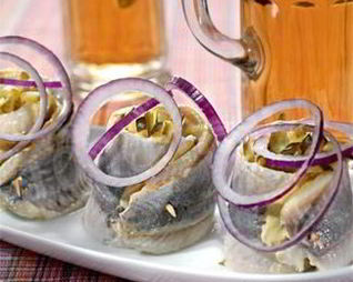 Рольмопсы — рулетики из сельди