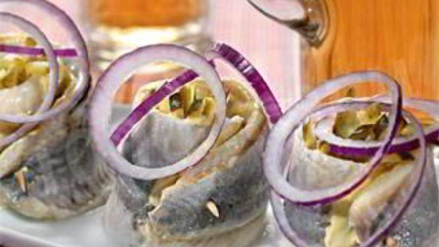 Рецепт рольмопсов — рулетиков из сельди