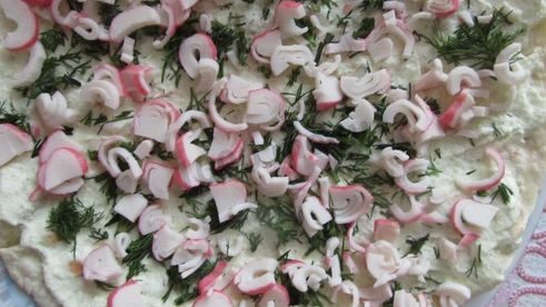 рулет из домашнего лаваша с начинкой