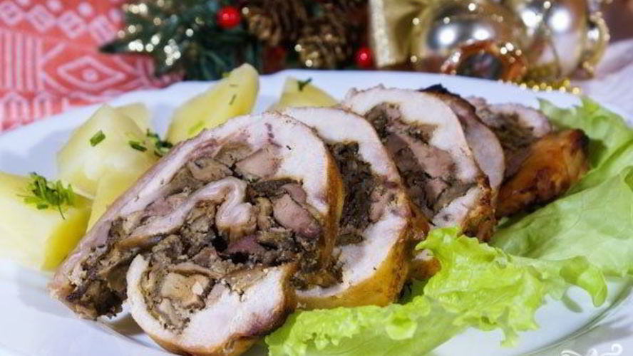 Рецепт рулета из кролика