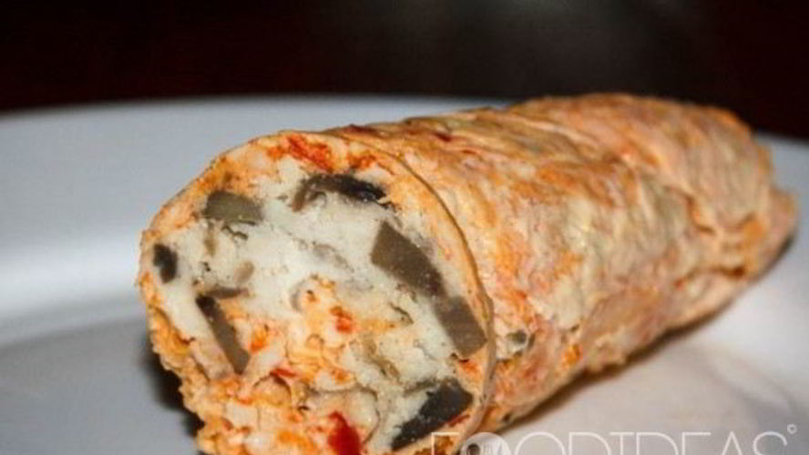 Рецепт рулета из куриного фарша