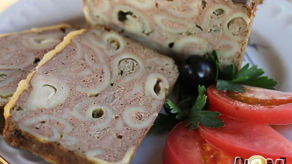 Рецепт Рулета из куриной печени с макаронами