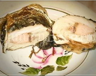 Рулет из скумбрии и горбуши