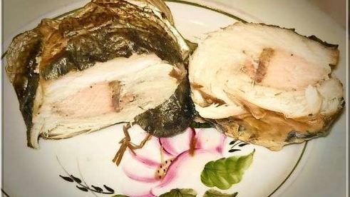 рулет из скумбрии и горбуши