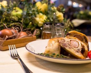 Рулет Мраморный с немецкими колбасками