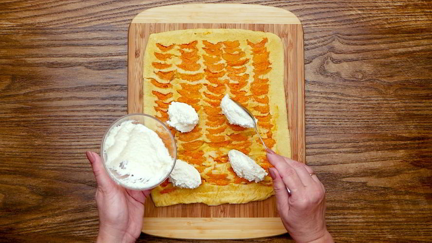 Рецепт рулета с абрикосами