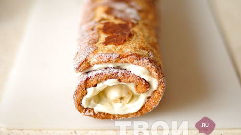 рулет с бананом