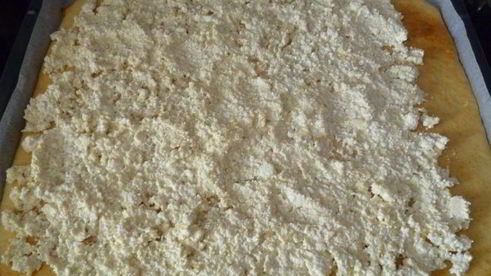 рулет с творожно-цитрусовой начинкой