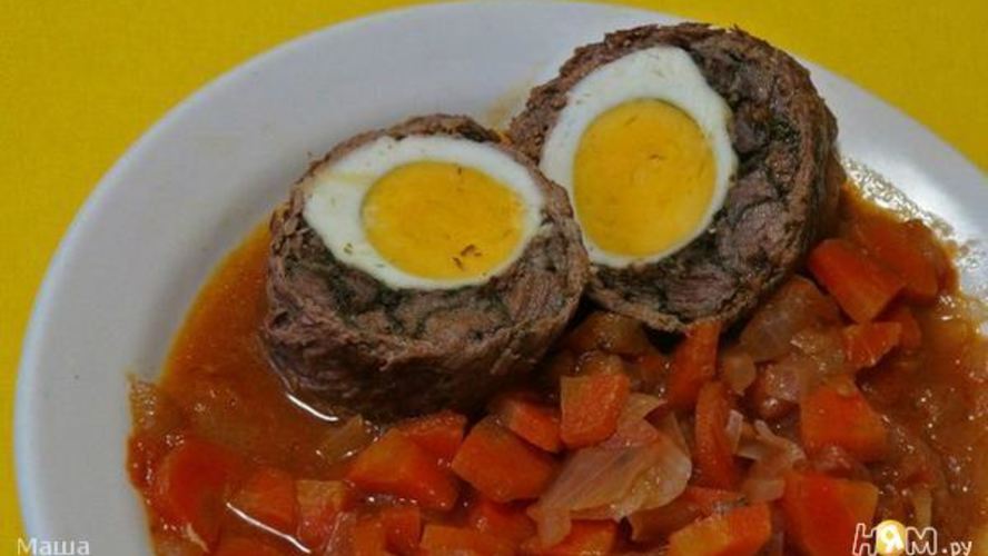 Рецепт рулета с яйцом и зеленью