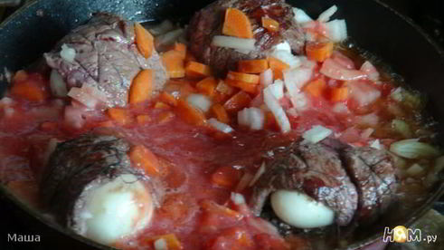 рулет с яйцом и зеленью