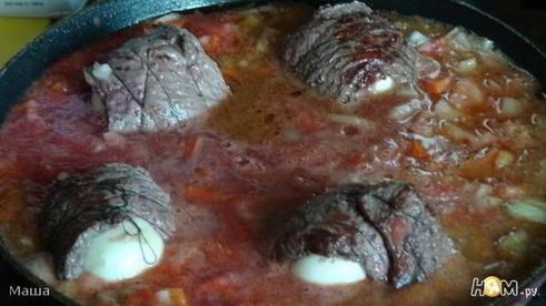 рулет с яйцом и зеленью