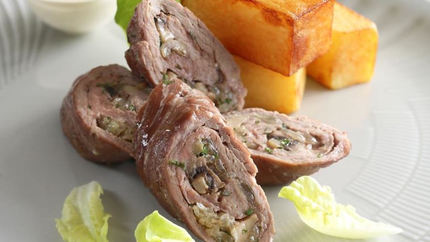 Рецепт рулетиков из говядины