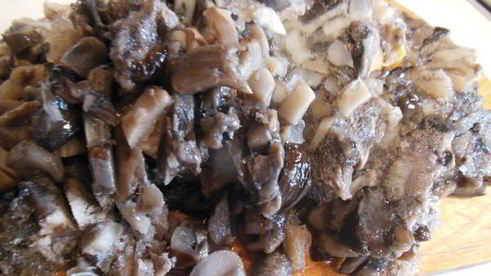 рулетики из индейки с грибами и сыром