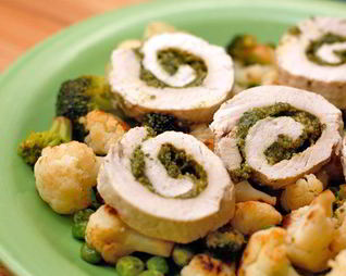 Рулетики из индейки