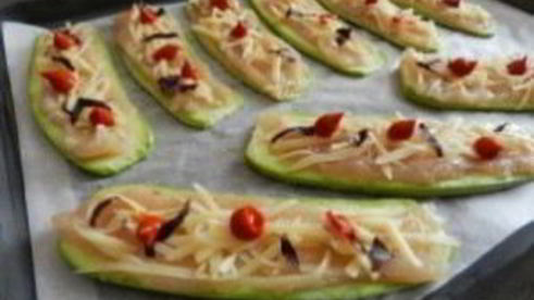 рулетики из кабачков с курицей