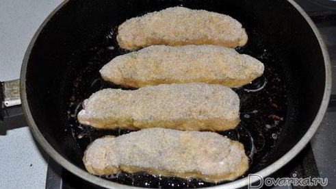 рулетики из куриной грудки с сыром