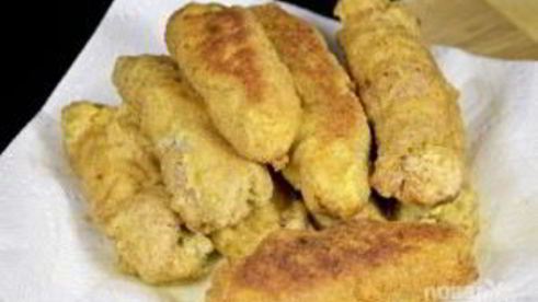 рулетики мясные с разной начинкой