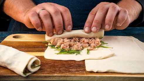 рулетики с тунцом