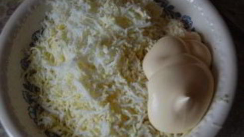 рулеты с ветчиной и сыром