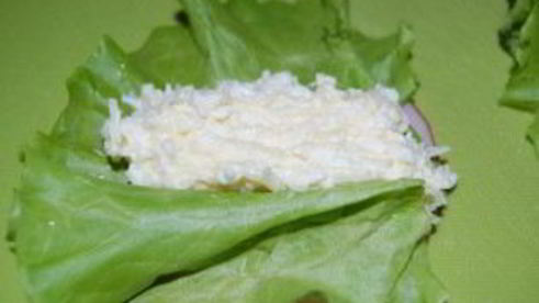 рулеты с ветчиной и сыром