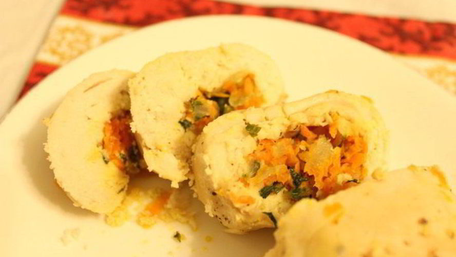 Рецепт сочных рулетиков из куриных грудок