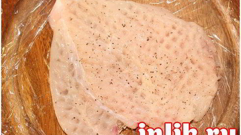 сочные рулетики из куриных грудок