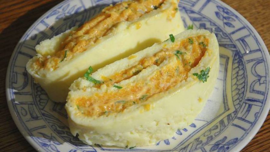 Рецепт сырного рулета с тыквой