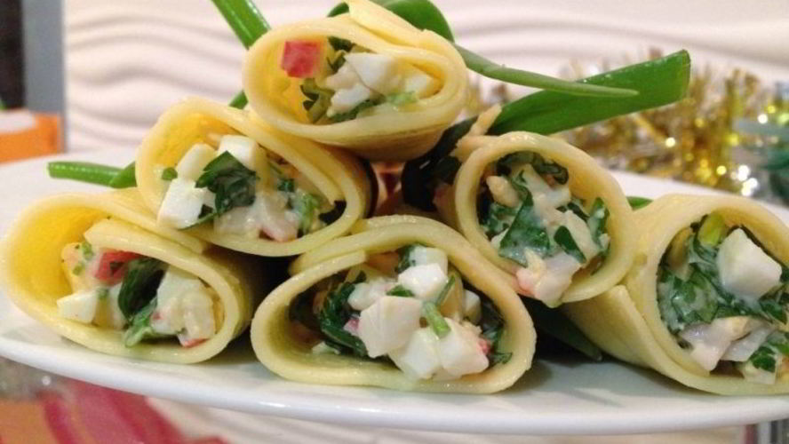 Рецепт сырных рулетиков