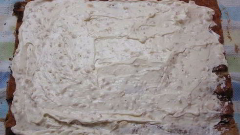 тыквенный рулет со сливочной начинкой