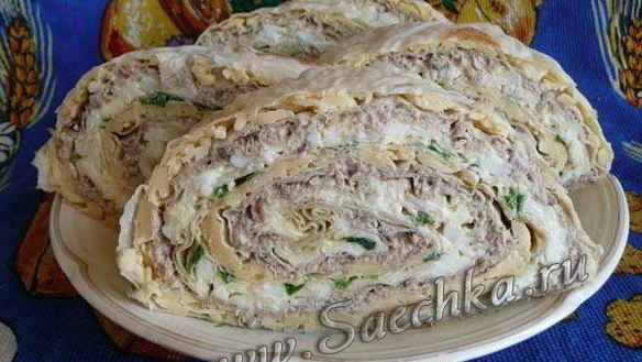 Рецепт Закусочных рулетиков к праздничному столу