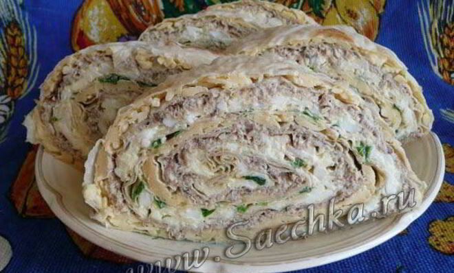 Закусочные рулетики к праздничному столу