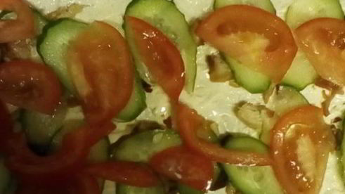 домашняя шаурма с курицей