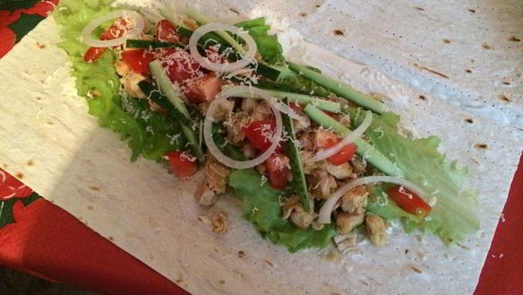 Рецепт Домашней шаурмы