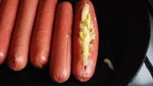 сосиски с сыром в духовке