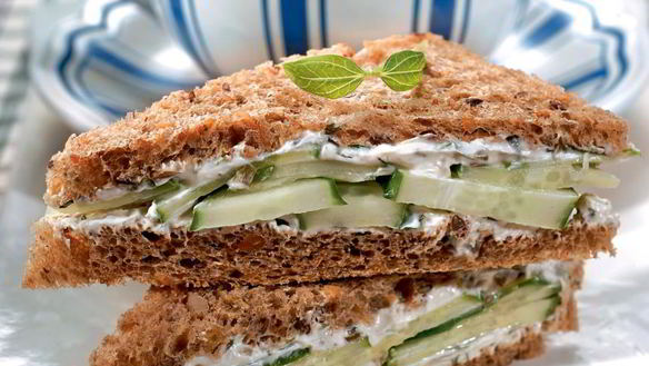 Рецепт Английских сэндвичей с огурцами