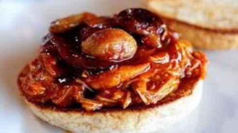 куриный сэндвич барбекю