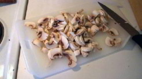 сэндвич с грибами