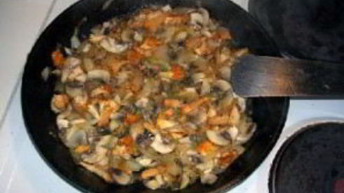 сэндвич с грибами