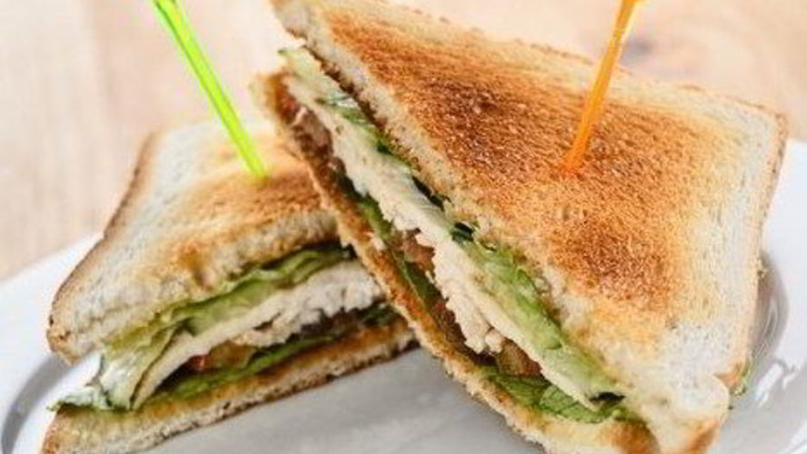 Рецепт сэндвича с курицей и овощами