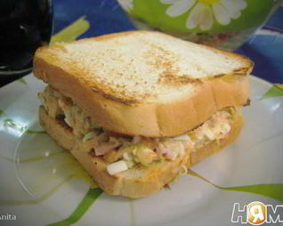 Сэндвич с тунцовым салатом
