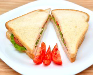 Сэндвич с ветчиной