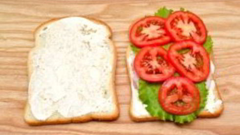 сэндвич с ветчиной