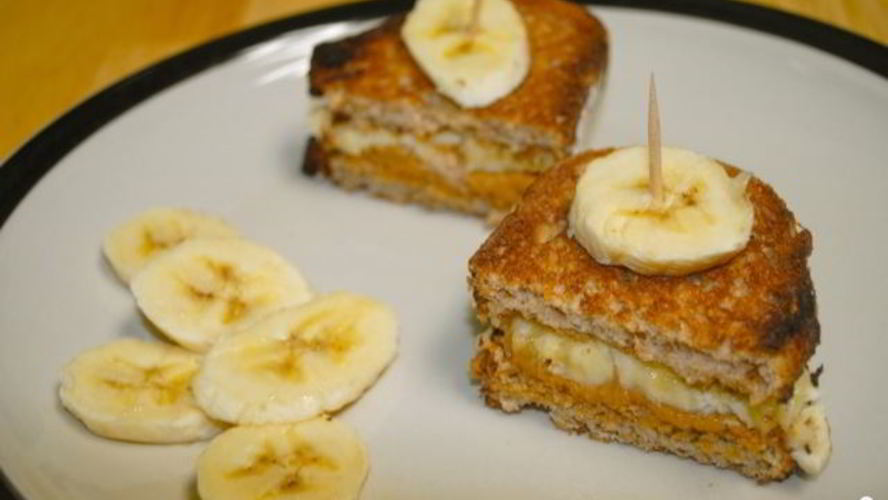 Рецепт сэндвичей с арахисовым маслом и бананами