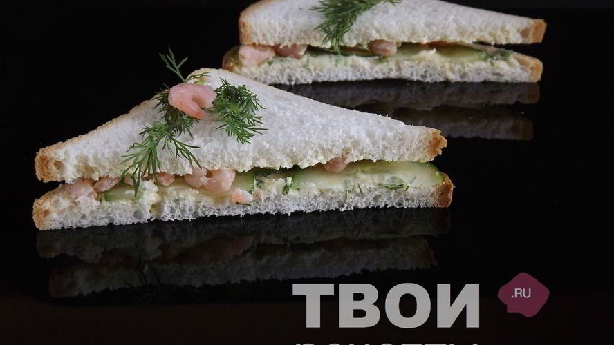 Рецепт сэндвичей с креветками